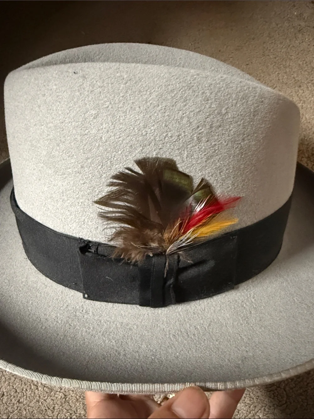 Vintage Dobbs Fifth Avenue Pearl Fleetwood hat size 7 3/8